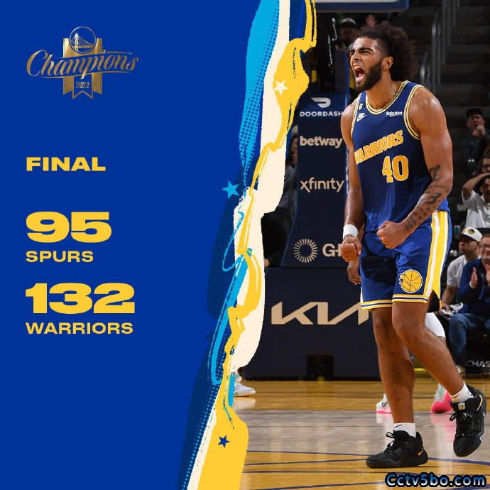 NBA常规赛 马刺  95 - 132  勇士