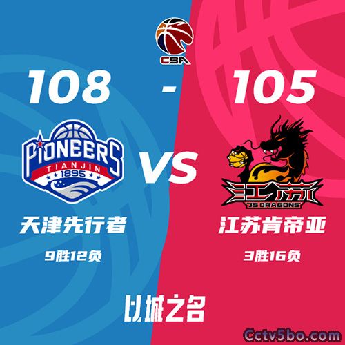 天津  108 - 105  江苏