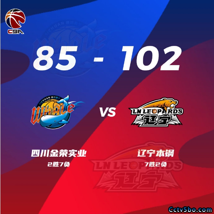 CBA常规赛 四川  85 - 102  辽宁