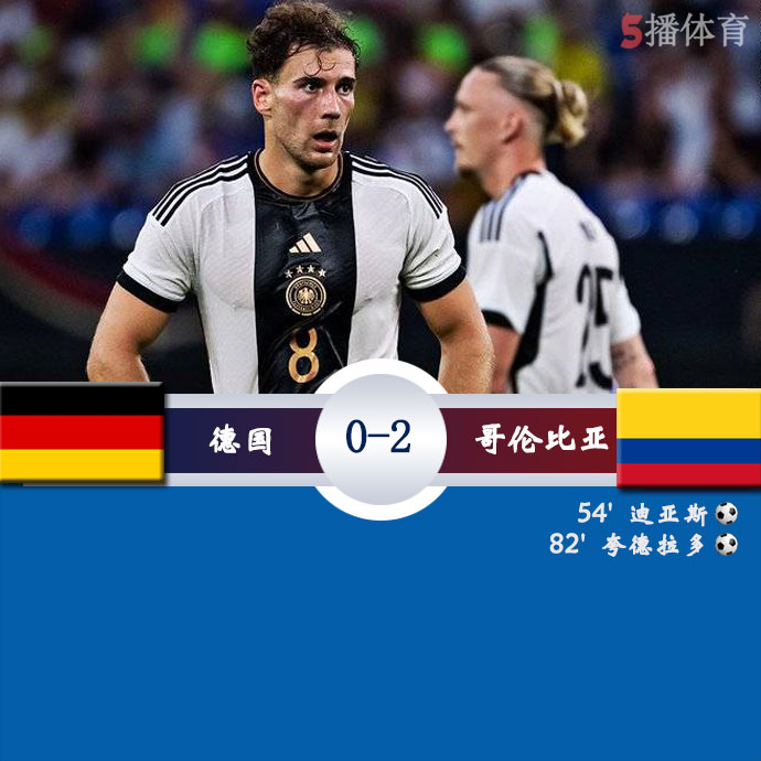 德国  0 - 2  哥伦比亚