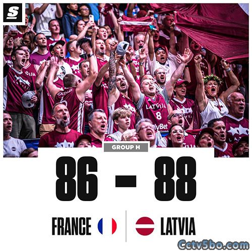 法国男篮  86 - 88  拉脱维亚男篮