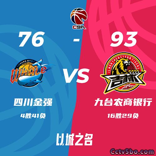 四川  76 - 93  吉林