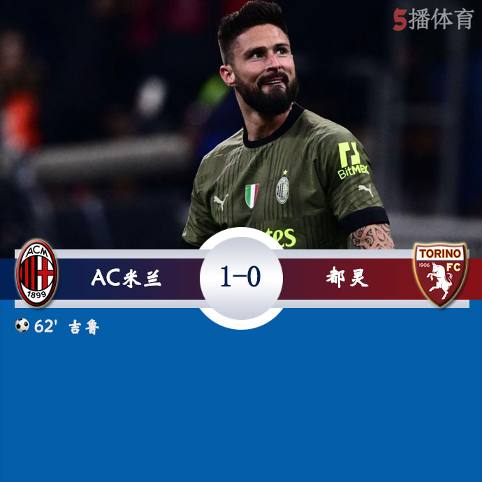 AC米兰  1 - 0  都灵