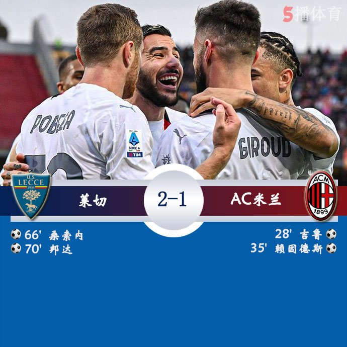 AC米兰2-2莱切