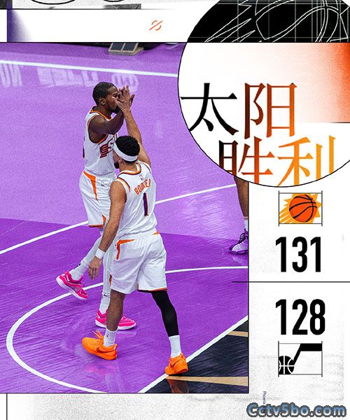 太阳  131 - 128  爵士