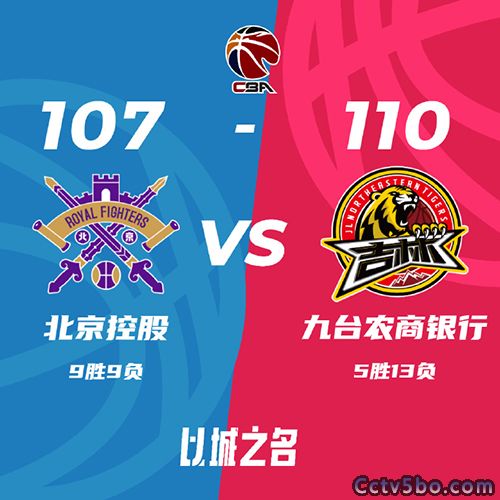 北控  107 - 110  吉林