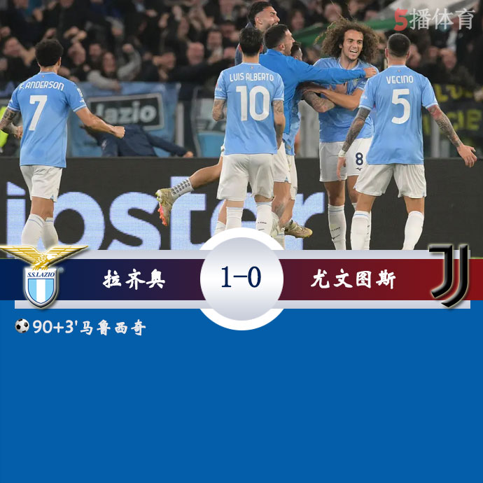 拉齐奥  1 - 0  尤文图斯